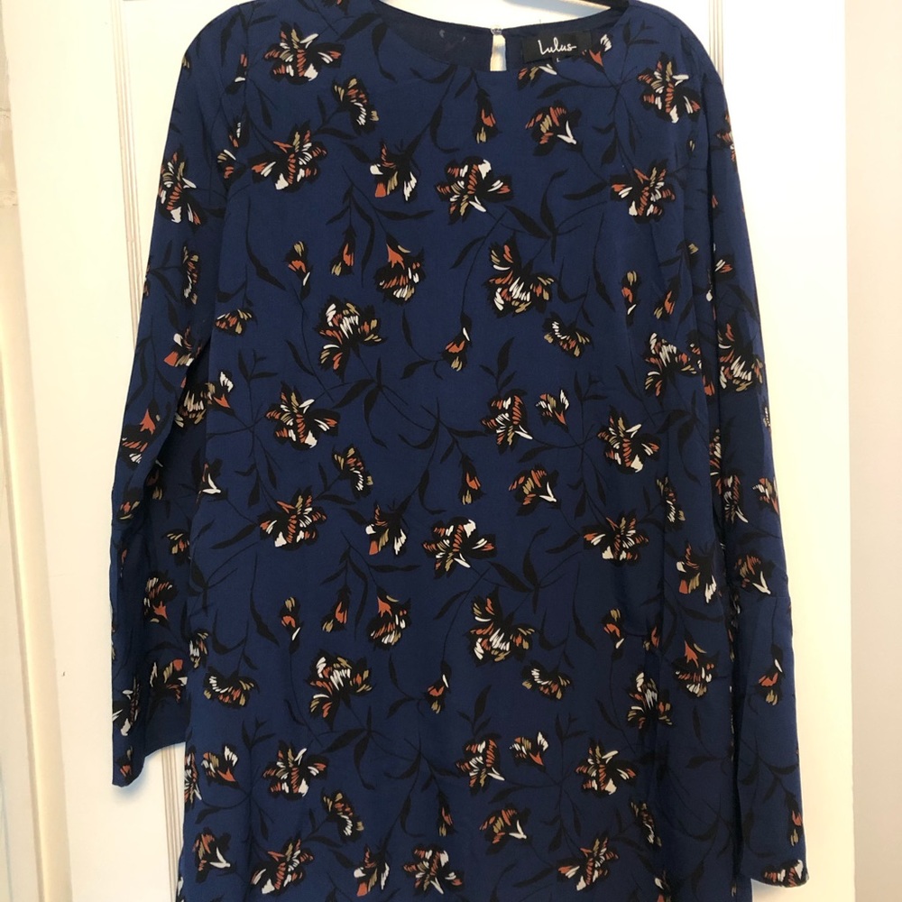 Floral long sleeve Lulus dress